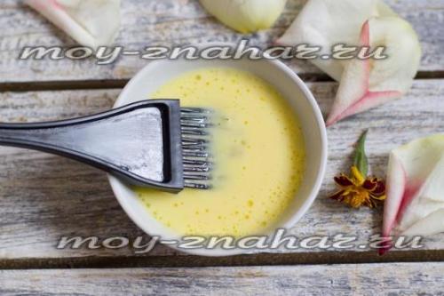 Маска с кефиром и яйцом и какао для волос. Полезные свойства маски 01