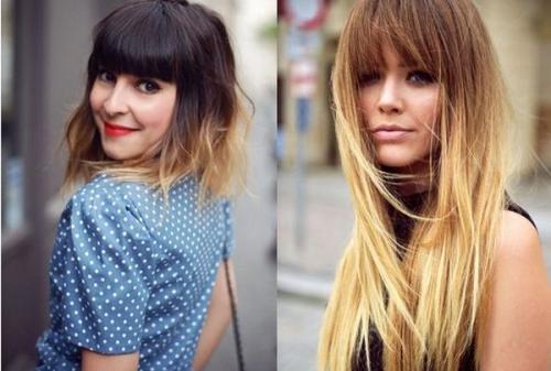 Как покрасить амбре двумя цветами. Амбре (омбре), коломбре 08