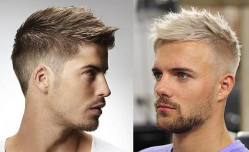 Мужская стрижка с выбриванием висков и затылка. Варианты