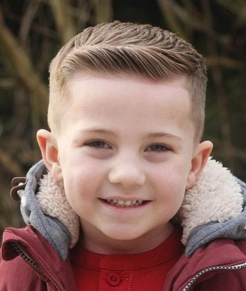 Стрижки для мальчиков школьные. Стрижки для маленьких детей 06