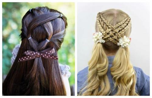 Прически для подростков девушек на средние волосы. Прически в школу для девочек