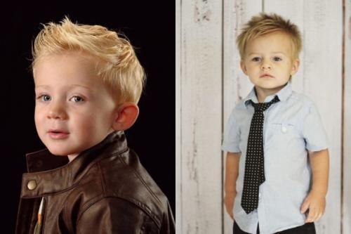 Стрижки для мальчиков школьные. Стрижки для маленьких детей 04