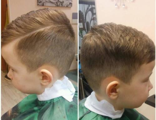 Стрижки для мальчиков школьные. Стрижки для маленьких детей 01