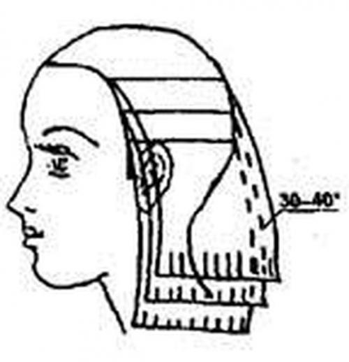 Техника стрижек коротких. Схема универсальной короткой стрижки 18