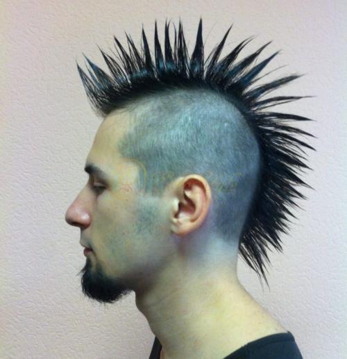 Гребень мужская прическа. Мужская прическа могавк