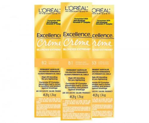 Краска Лореаль палитра. Достоинства и недостатки красок для волос Лореаль Экселанс, а также палитра оттенков различных линеек