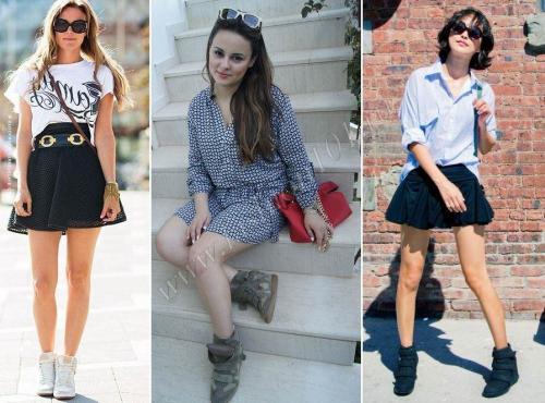 Высокие сникерсы. С чем носить сникерсы на танкетке и без: фото и видео