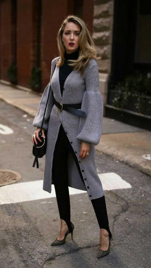 Длина кардигана. Кардиган: уместные сочетания под определенную длину, образы