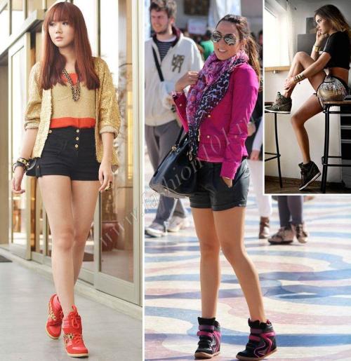 Высокие сникерсы. С чем носить сникерсы на танкетке и без: фото и видео