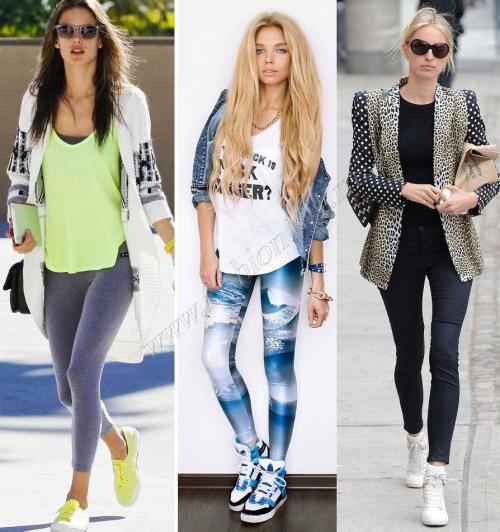 Высокие сникерсы. С чем носить сникерсы на танкетке и без: фото и видео