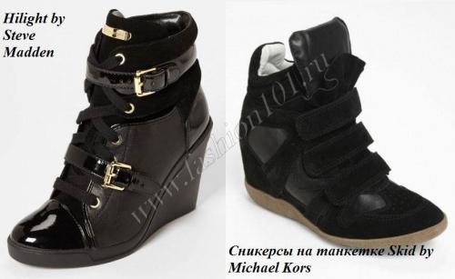 Высокие сникерсы. С чем носить сникерсы на танкетке и без: фото и видео