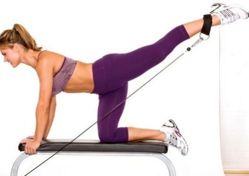 Отведение ноги назад