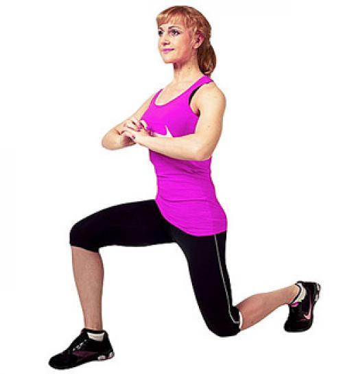 Приседания с отведением ноги в сторону. Укрепляем мышцы ног