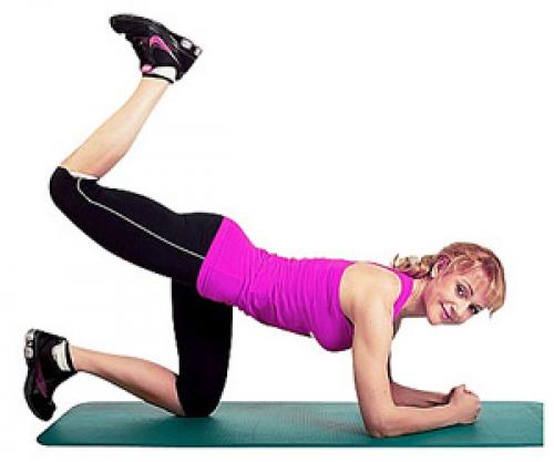 Приседания с отведением ноги в сторону. Укрепляем мышцы ног