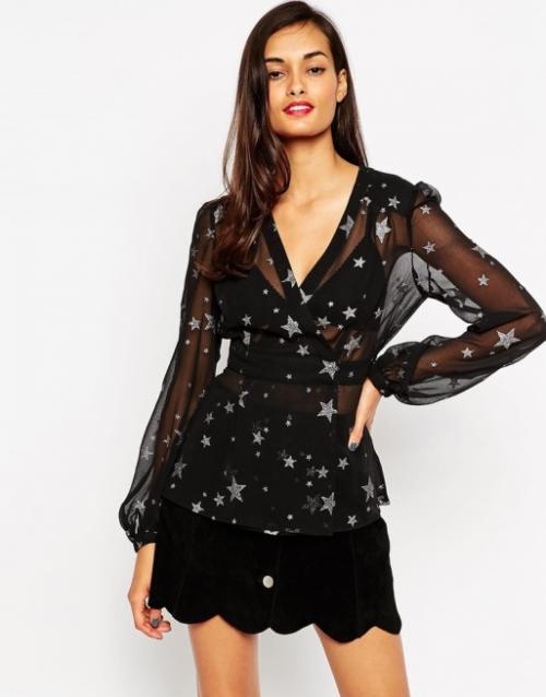 С чем носить прозрачную кружевную блузку. Как и с чем носить прозрачные блузки