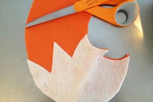 Хвост лисы из мишуры. Карнавальный костюм лисички