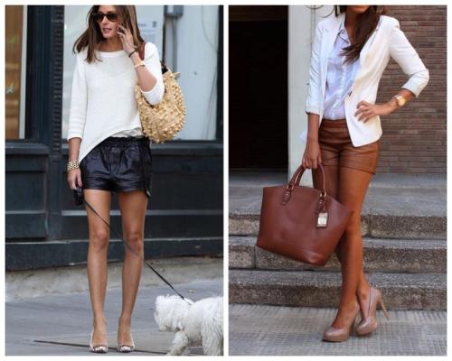 Образы с шортами и колготками. Весна в деталях. Как носить шорты, чтобы было не вульгарно?