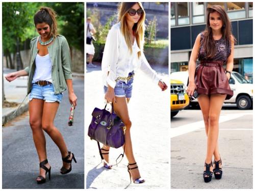 Образы с шортами и колготками. Весна в деталях. Как носить шорты, чтобы было не вульгарно?
