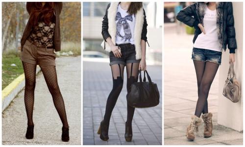 Образы с шортами и колготками. Весна в деталях. Как носить шорты, чтобы было не вульгарно?
