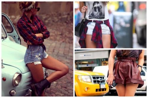 Образы с шортами и колготками. Весна в деталях. Как носить шорты, чтобы было не вульгарно?