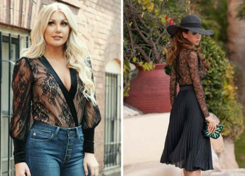 Боди с открытыми плечами с чем носить. Интересные фасоны