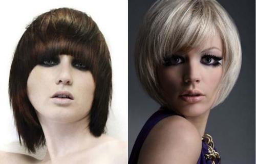 Короткие стрижки на широкое лицо женские. Стрижка 03