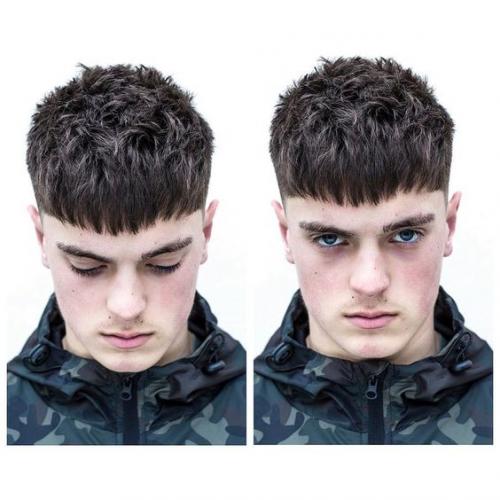 Прическа Цезарь. Мужская стрижка Цезарь