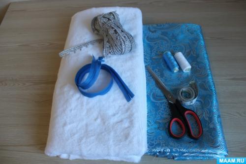 Костюм снегурочки своими руками. Мастер-класс изготовления костюма для Снегурочки.