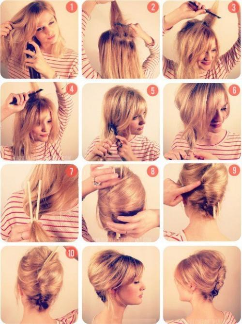 Ракушка на тонкие волосы. Вариации на тему французской ракушки-улитки