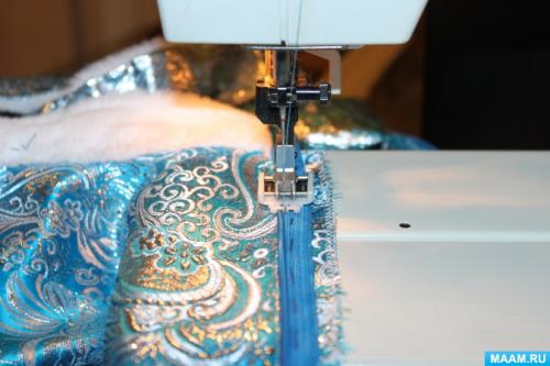 Костюм снегурочки своими руками. Мастер-класс изготовления костюма для Снегурочки.