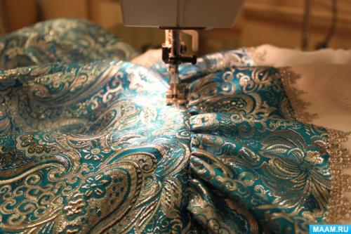 Костюм снегурочки своими руками. Мастер-класс изготовления костюма для Снегурочки.