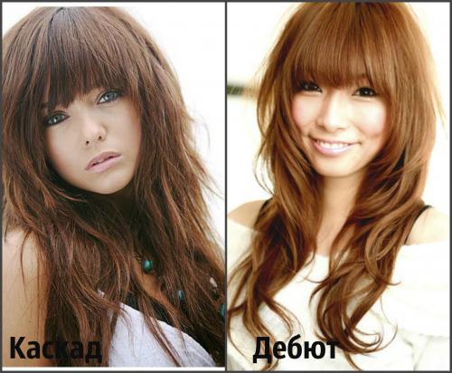 Стрижка дебют на средние и короткие волосы