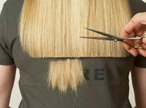 Как подстричь волосы одним срезом. Сделайте у нас стрижку в один срез