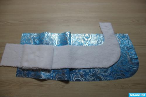 Костюм снегурочки своими руками. Мастер-класс изготовления костюма для Снегурочки.