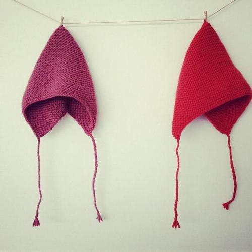 Капор женский спицами с описанием. Простой капор-капюшон