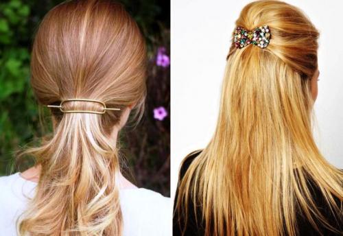 Виды заколок для волос названия. Виды заколок для волос и их название