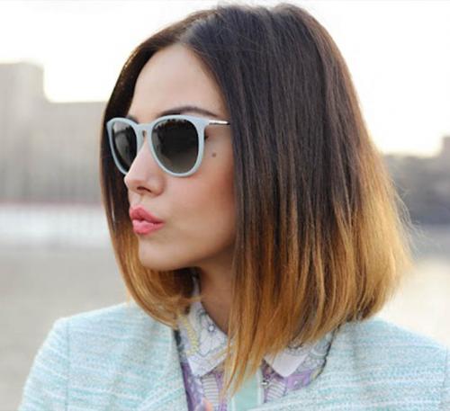 Каре косое. 6 классных идей причёски косое каре с модной асимметрией