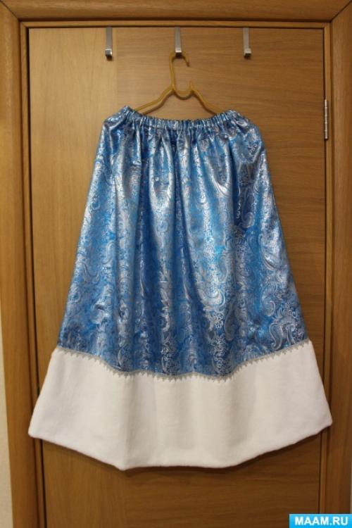 Костюм снегурочки своими руками. Мастер-класс изготовления костюма для Снегурочки.