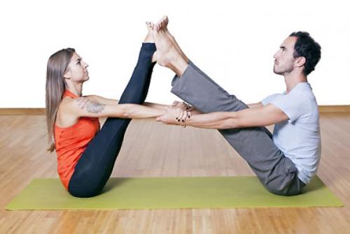 Йога челлендж. Парная йога челлендж