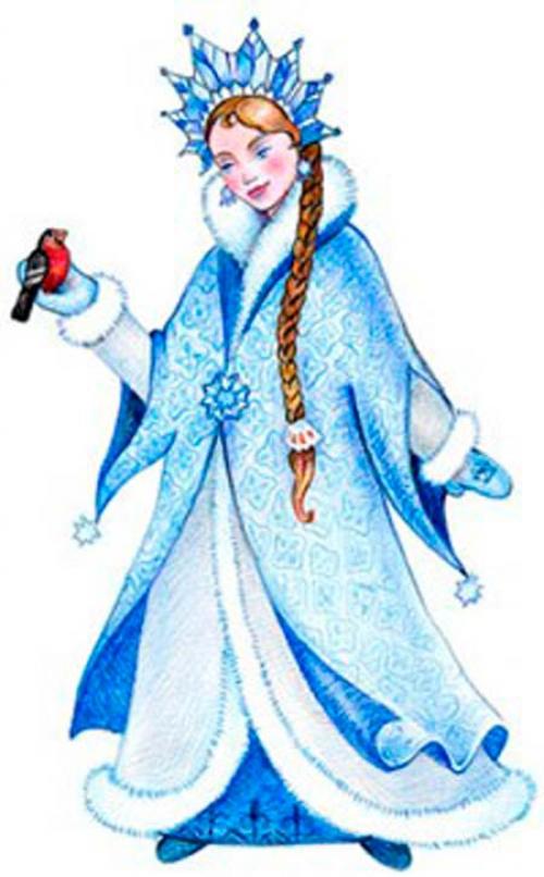 Какого цвета волосы у Снегурочки. Как выглядит снегурочка?