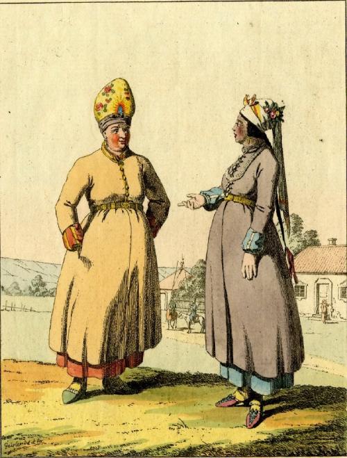 Одежда казачек донских и кубанских. Девичьи головные уборы