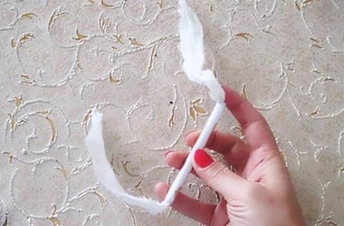 Как сделать кудри на ночь. «Лоскутки»