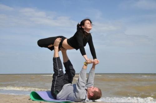 Йога челлендж. Парная йога челлендж