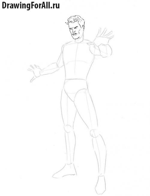 Прическа доктора Стрэнджа. Как нарисовать доктора Стрэнджа