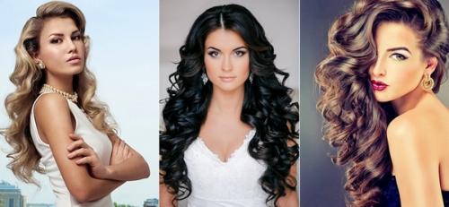 Голливудские локоны на среднюю длину. Отличие простых кудрей от голливудских локонов