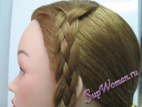 Русская коса в 90 прядей.