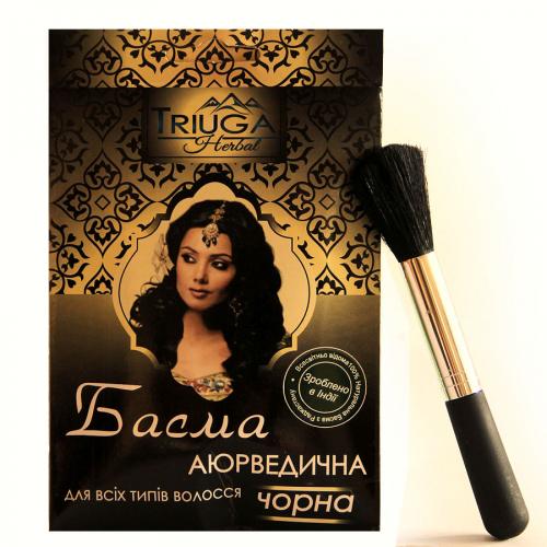 Как закрасить седину хной. Соединяем оба порошка