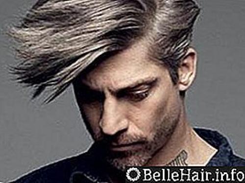 Мелирование мужских волос в белый цвет. Плюсы и минусы