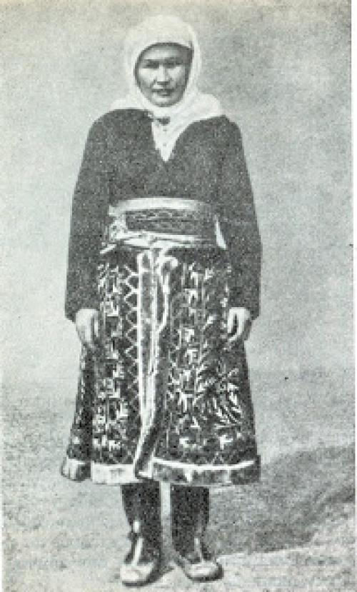 Накосные украшения кыргызов 19 века. Некоторые виды одежды кыргызов в XIX-м и в начале XX-века...