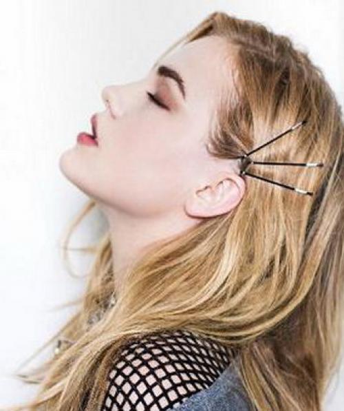 Заколоть волосы средней длины. Как красиво заколоть волосы средней длины на каждый день (с фото и видео) 13